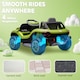image 7 of AIYAPLAY Volkswagen E-Buggy Licensed Electric Car for Kids, 12V Kids Electric Ride on with Remote Control, Suspension, Slow Start, LED Lights, USB, Music, Horn, for Ages 3-6 Years, Green