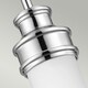 image 3 of Payne 1 Light Mini Ceiling Pendant Light Polished Chrome IP44, G9
