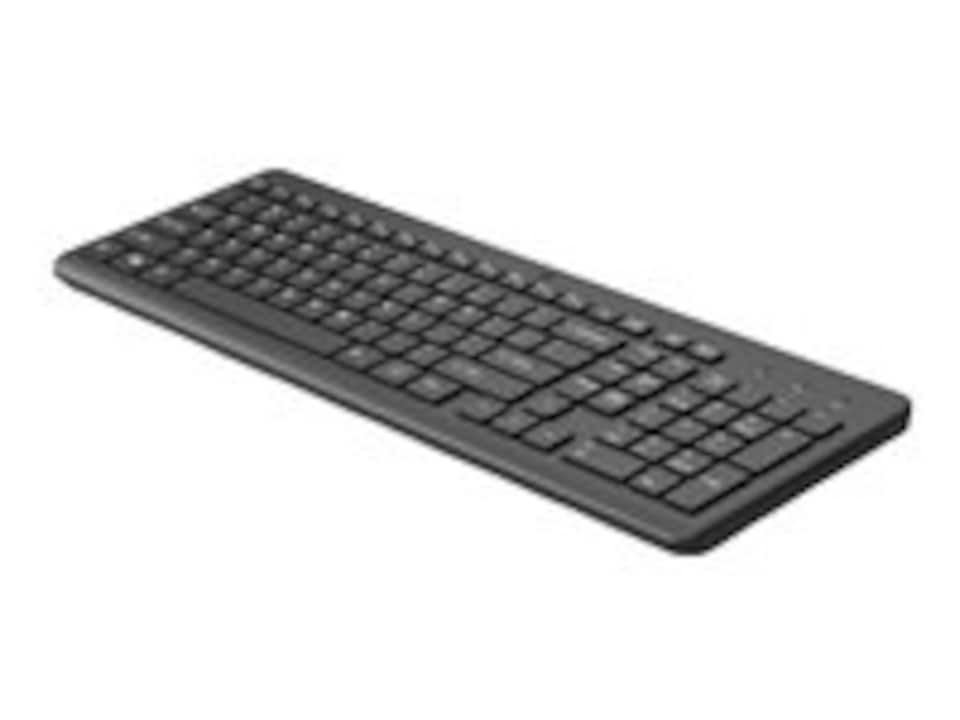 HP 225 - Keyboard - 2.5-zone layout - wireless - 2.4 GHz - UK - black