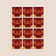 image 3 of Happy Chinese New Year 2024 Dragons Design Square Stickers 65mm - Sheet of 12
