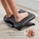 image 5 of Adjustable Under Desk Footrest with Massage Surface & Tilt Function | Ergonomic Foot Rest Stool for Office Desk, Home Working & Gaming | 3 Height Adjustable Foot Support with Non-Slip Base