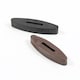 image 2 of Shires Silicone Rein Stops Brown | Size: One Size
Colour: Brown