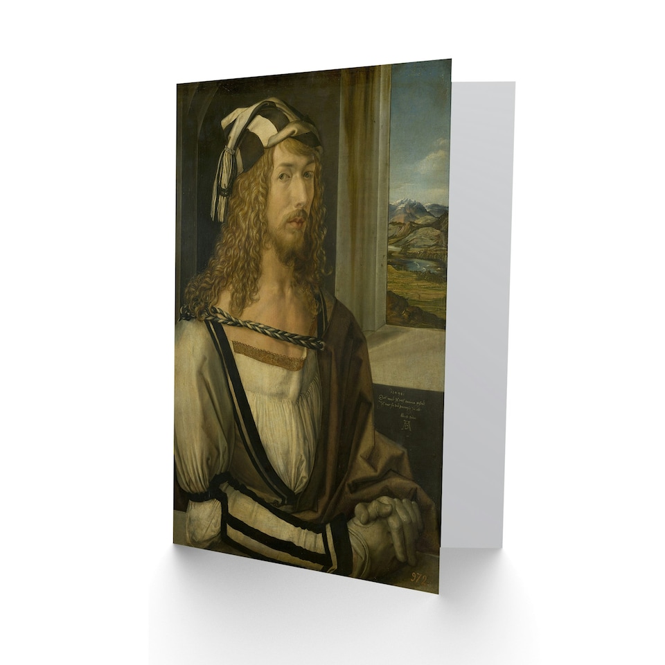 image 1 of Albrecht Durer Art Card Self Portrait at the Age of Twenty Six