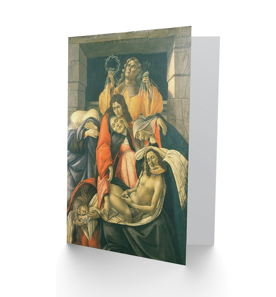image 1 of Sandro Botticelli Lamentation Over Dead Art Card