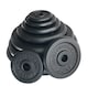 image 2 of Cast Iron Weight Plates 2 x 25kg