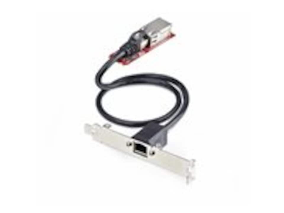 StarTech.com 1-Port 2.5GbE M.2 Network Card, Multi-Gigabit Speeds (2.5G/1G/100M/10M) - NBASE-T (802.3bz), PCIe Ethernet M.2 2280, B/M Key - NIC for SFFs/Desktop PCs, Includes 2ft Cat6 adapter, Full/Low Brackets (MR12GI-NETWORK-CARD) - Network adapter - M.