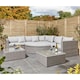 image 3 of 8 Seater Multifunction Flat Wicker Weave Garden Sofa Set