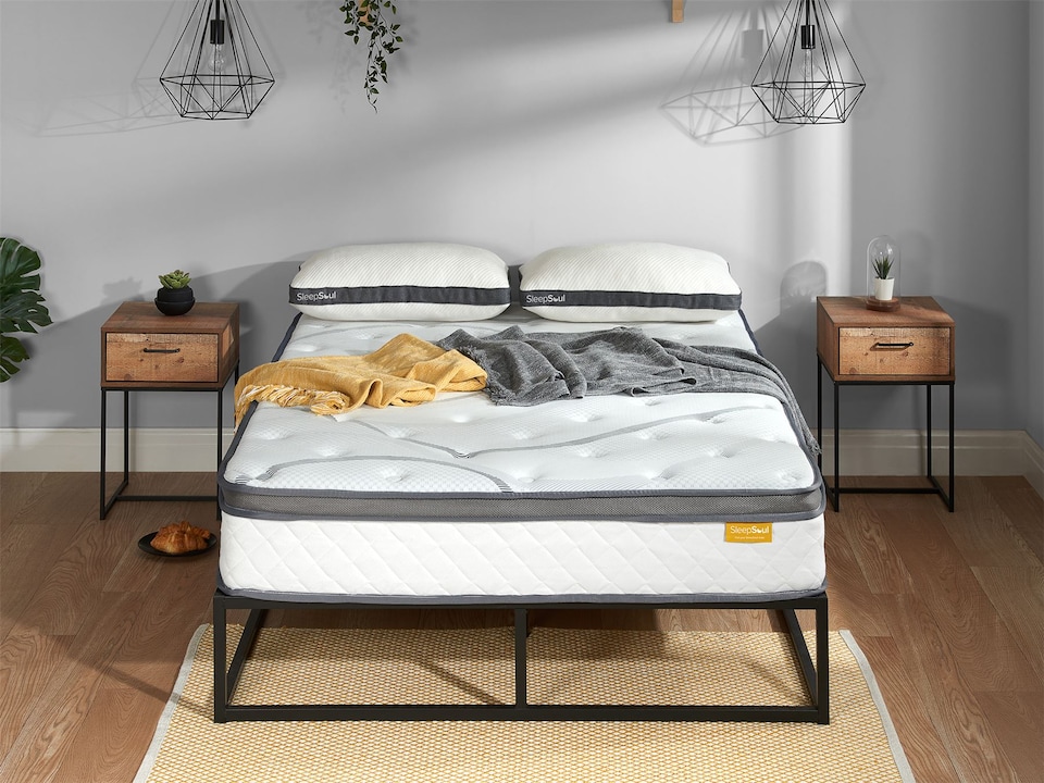 image 1 of SleepSoul Heaven 1000 Pocket Gel Mattress Superking | White | Super King | 1