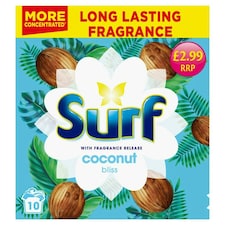 Surf LAUNDRY POWDER Coconut 500 G 10 Washes (Pack of 7)