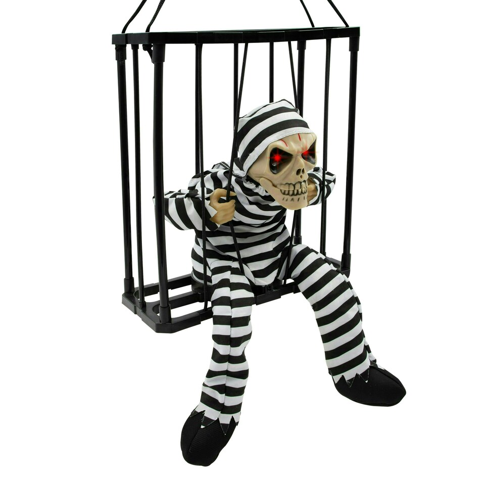 image 1 of Animated Prisoner Skeleton
