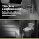image 5 of Balterley Contemporary Floor Standing 2 Door Bathroom Vanity Unit, Basin, Tap & Toilet Pack | Grey | Satin Soft Black | 814 x 479 x 342mm