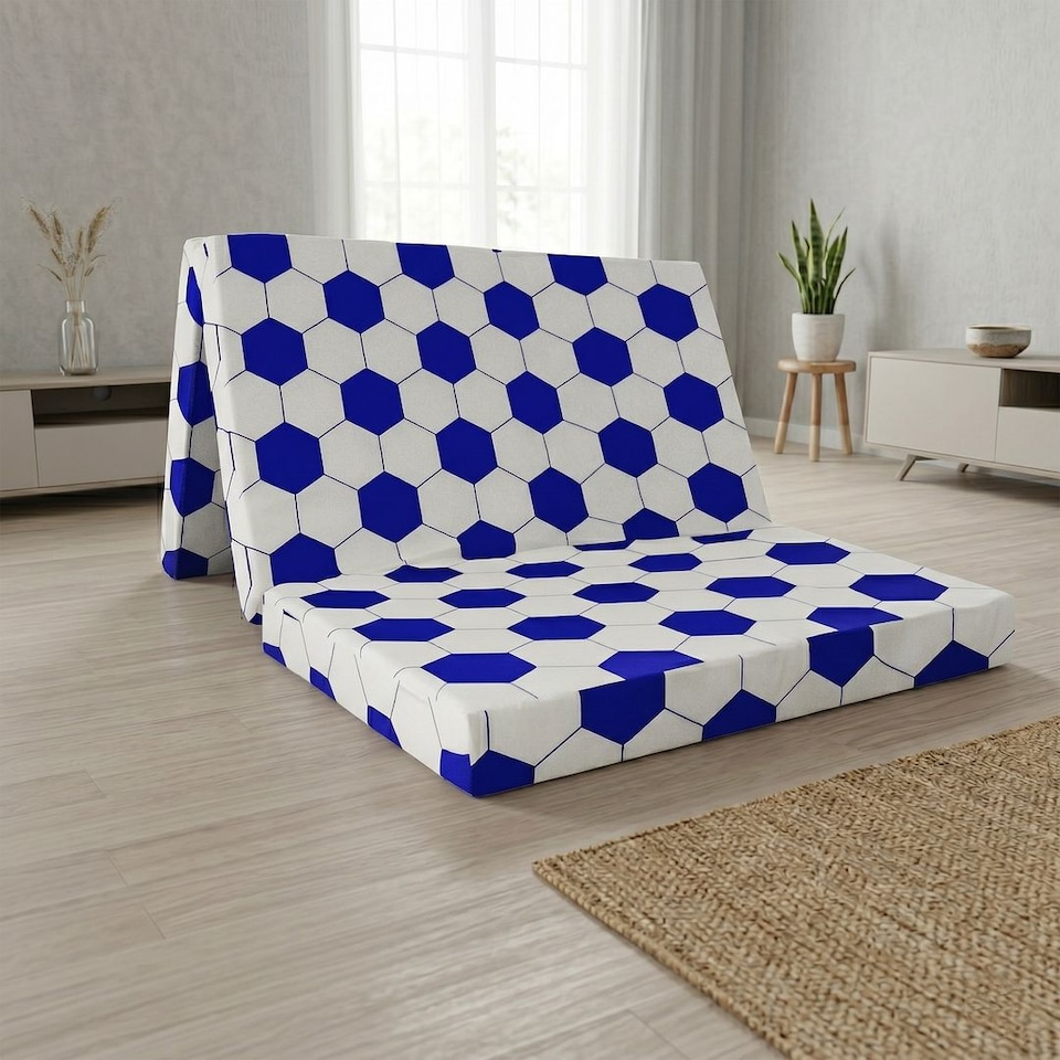 image 1 of Kids Futon Mattress 190 x 120cm | Foldable Floor Bed for Sleepovers