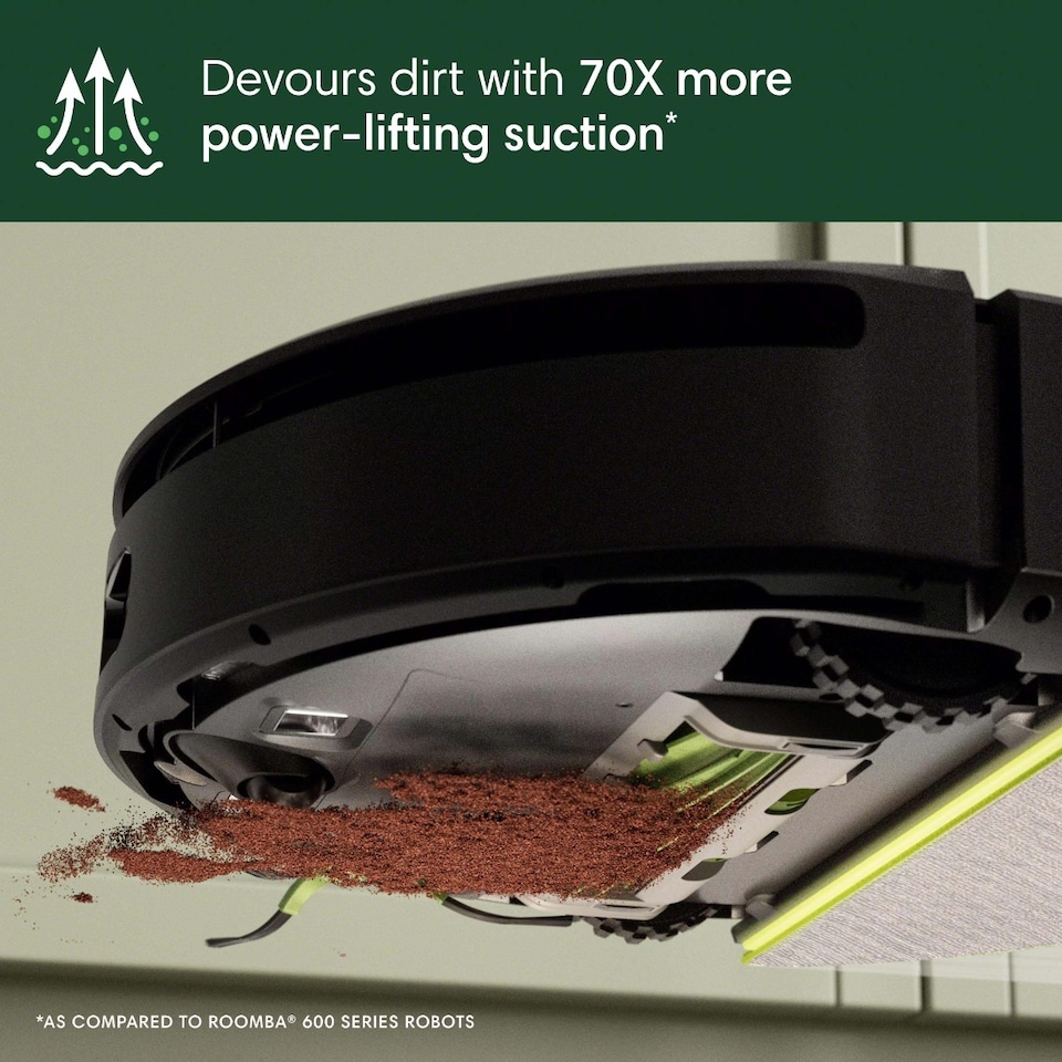image 1 of iRobot Roomba 205 DustCompactor Combo Robot Vacuum & Mop | Black