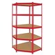 image 5 of Z-Rax 90cm Racking Bundle: Corner Shelving and 2 Garage Racking Bays | Red