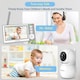 image 7 of HELLOBABY HB6049 4.3 Inch LCD Display Baby Monitor - White