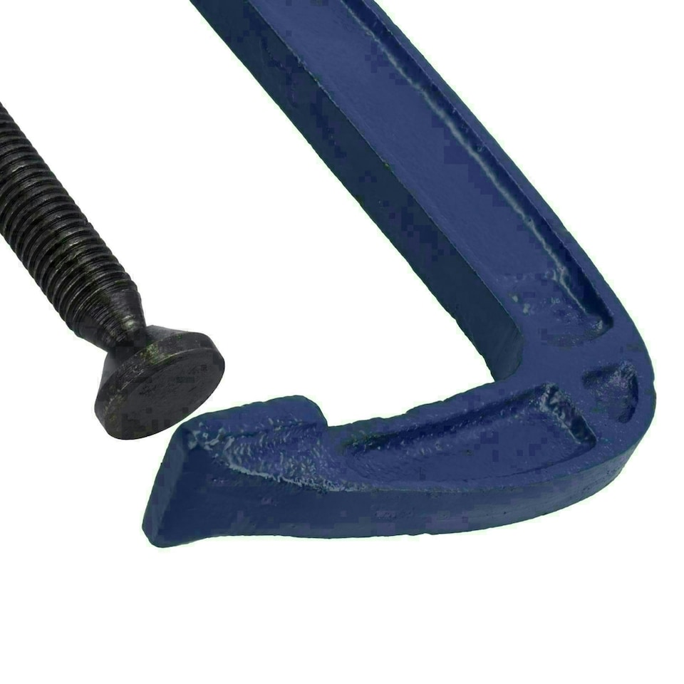 image 1 of 6 Inch (150mm) Cast Iron Screw G Clamp Fastener Holder Support vice Clamping 4pc