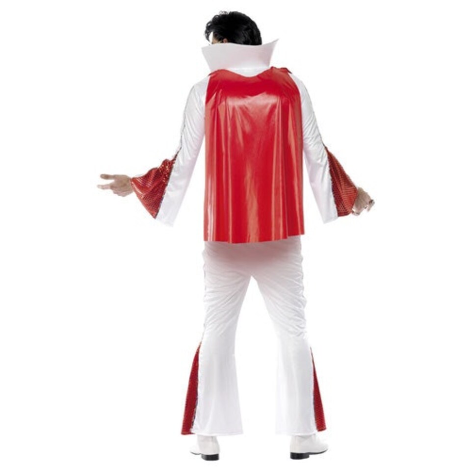 image 1 of Elvis Presley Jumpsuit Fancy Dress Costume Adult Mens Medium Multi | M