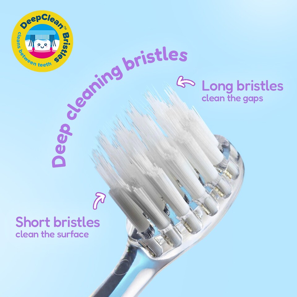 image 1 of Brush Baby WildOnes Hippo Kids Electric Rechargeable Toothbrush
