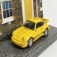 image 1 of Porsche 911 Turbo Yellow 1:64 Scale Tarmac Works Schuco T64S009YL