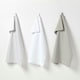 image 1 of Homescapes Striped Grey Cotton Tea Towels Set Of Three
