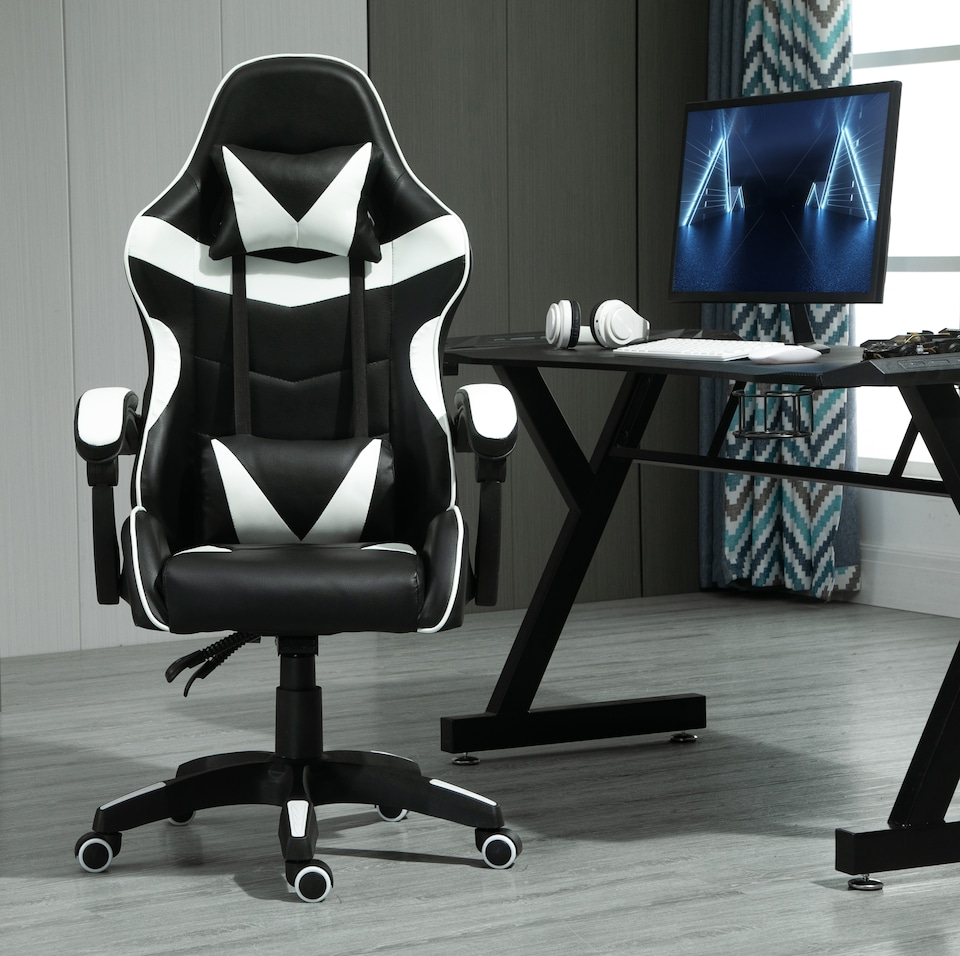 image 1 of MCC Direct Gaming Chair Computer Office Chair with Tilt and Swivel function