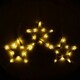 image 1 of ValueLights Hanging Stars Silver Indoor Curtain Light