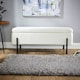 image 5 of Storage Ottoman Seat Velvet Metal Legs Compact Space Saving Home Furniture
