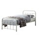 image 1 of Tewin Vintage Hospital Style White Metal Bed Frame (Single)