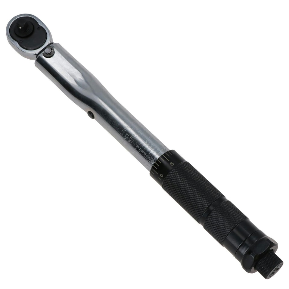 image 1 of 1/4in Drive Micrometer Adjustable Click Torque Wrench Ratchet 2.26 - 22.6Nm
