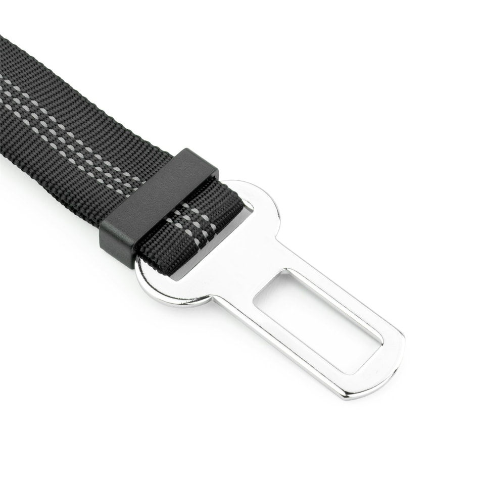 image 1 of KCT Black Car Seatbelt for Dogs Black | L