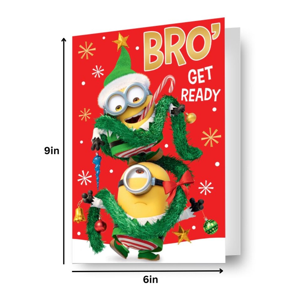 image 1 of Despicable Me Brother Christmas Card