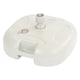 image 1 of Harbour Housewares Plastic Fillable Parasol Base - 20 Litre - White