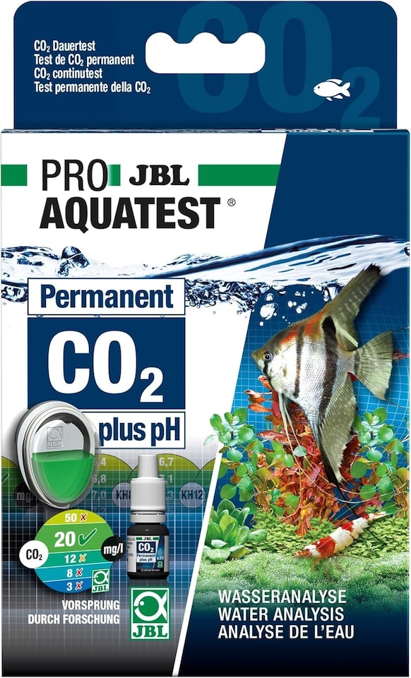 image 1 of JBL ProAquaTest CO2 Plus PH Permanent Aquarium Fish Tank Water Test Kit