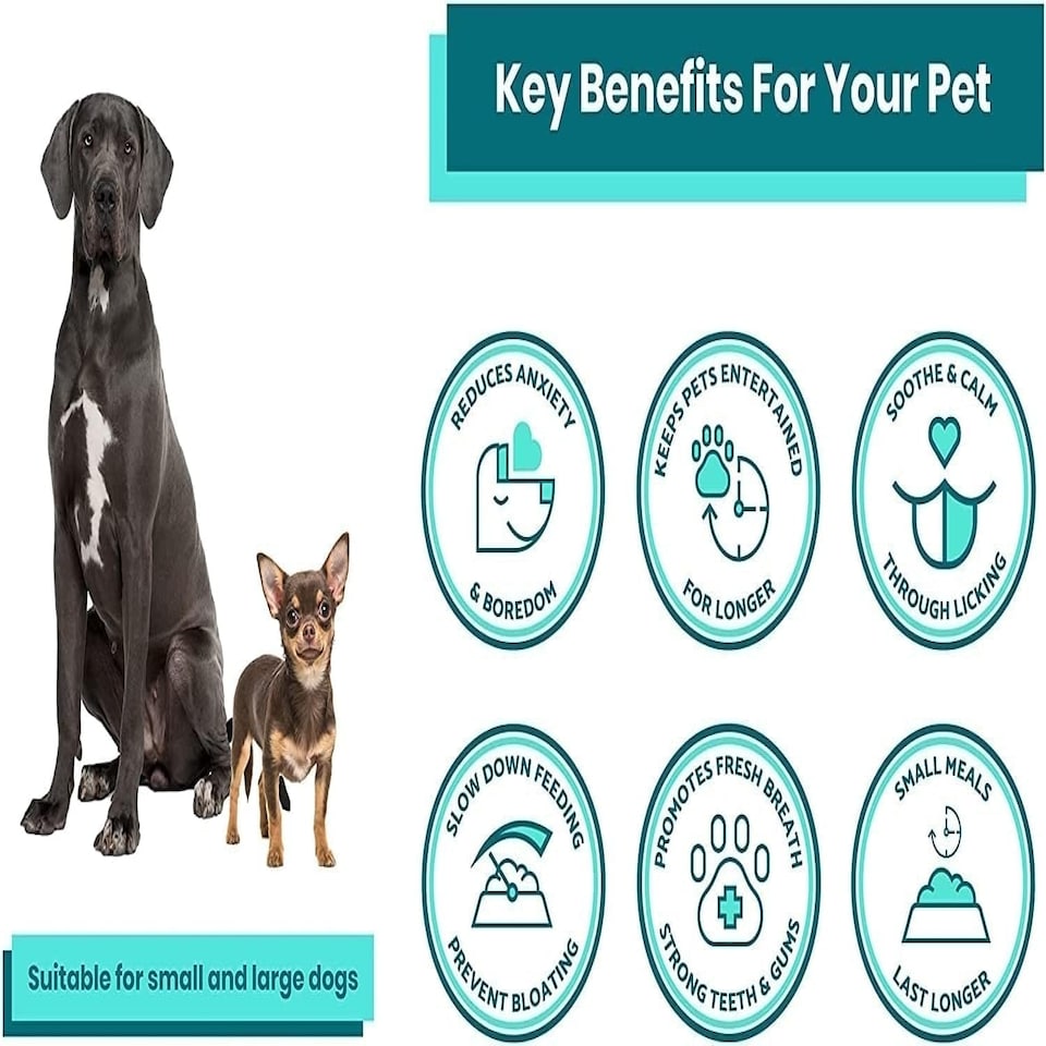 image 1 of LickiMat X Large Soother, Dog Feeding Mat, Fun Alternative to a Slow Feeder Dog Bowl, Perfect for Large Breeds, Orange