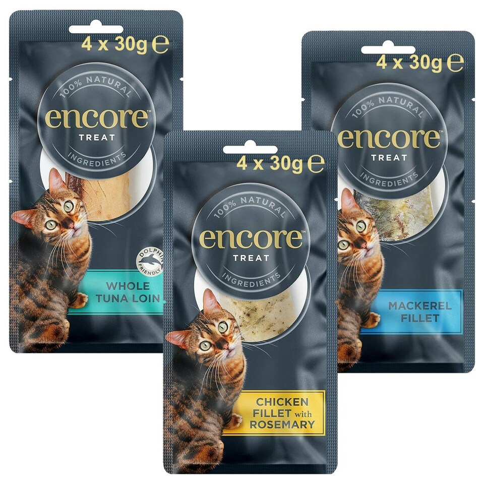 image 1 of 12 x 30g Encore 100% Natural Cat Treats Bundle