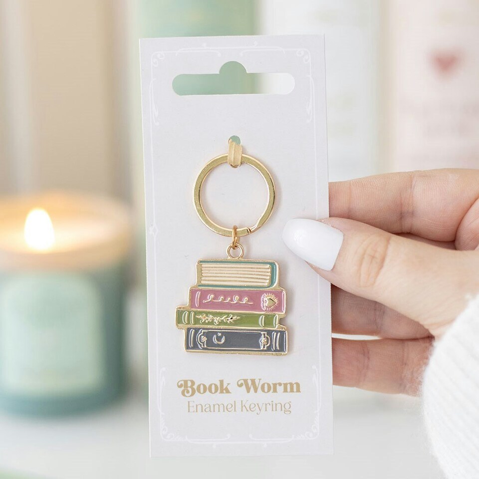 image 1 of Bookworm Keyring