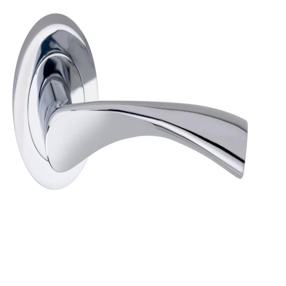 image 1 of Golden Grace 4 Pairs Astrid Design Classic Door Handles in Polished Chrome Finish Chrome