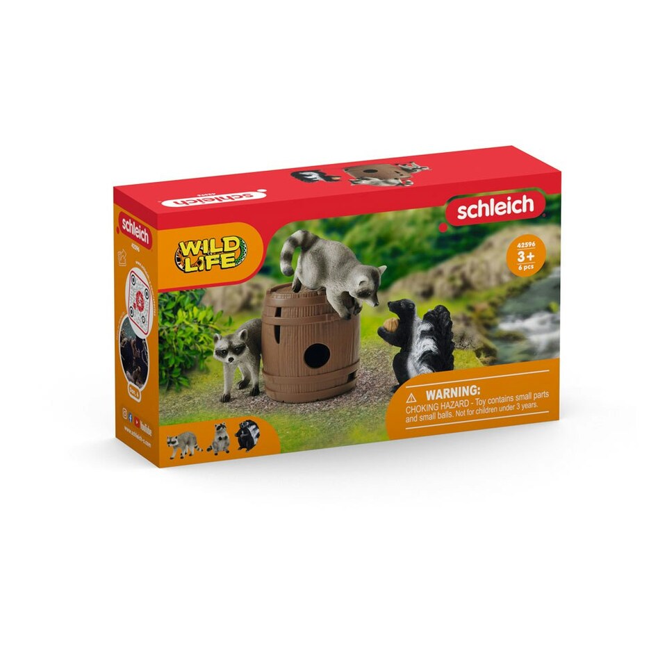 image 1 of SCHLEICH Wild Life Nutty Mischief Toy Playset