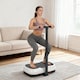 image 2 of SPORTNOW Vibration Plate Exercise Machine, Quiet Vibrating Plate for Weight Loss and Lymphatic Drainage with Adjustable & Removable Handle, Remote Control, Auto or Manual Speeds