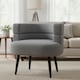 image 2 of Alivio Sherpa Sofa Chair for Living Room & Bedroom (Grey)