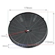 image 2 of SPARES2GO SIA2 Type Active Carbon Odour & Grease Filter compatible with SIA Cooker Hood Vent Extractor (Pack of 2)