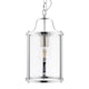image 2 of Set of 2 Chester - Chrome Lantern Style Adjustable Pendant Lights
