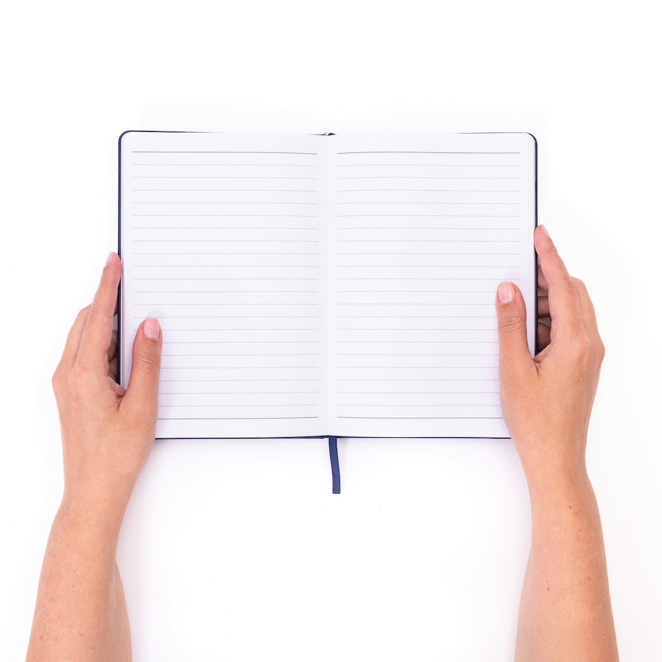 image 1 of A5 Aquarius Zodiac Lined Notebook
