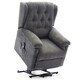 image 10 of Barnsley Fabric Electric Dual Motor Rise Recliner Mobility Armchair (Charcoal)