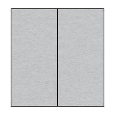 PAPERADO DL FOLDED CARD SILVER (PK 5) - West - RR1103069080