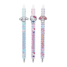 Hello Kitty Erasable Gel Pens - Set of 3