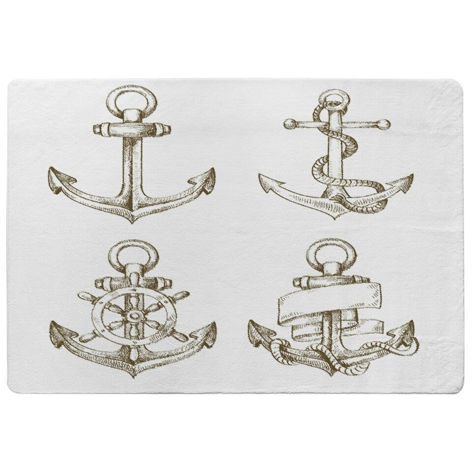 image 1 of Drawn Anchors (Rug) Multi | Large: 140x200cm