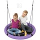 image 1 of AIYAPLAY Nest Swing Set, 100 cm Saucer Tree Swing Set for Kids, Purple