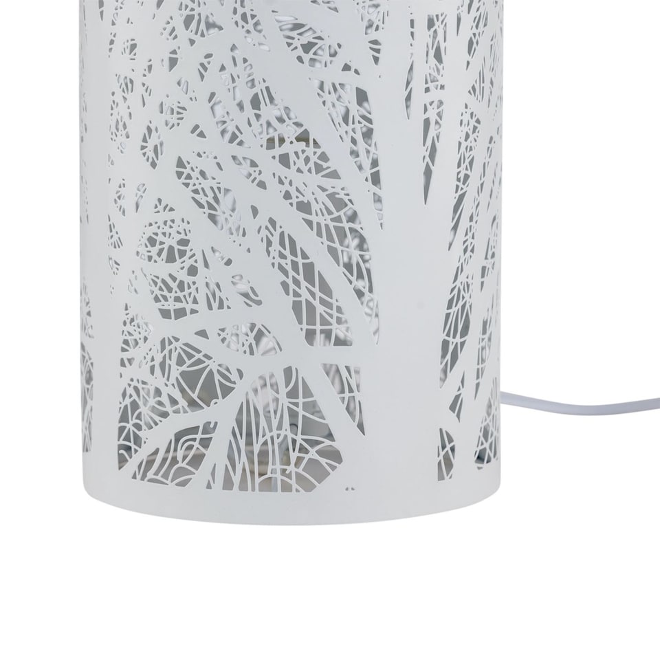 image 1 of Forest - White 26cm Woodland Table Lamp | White | Medium | 1