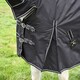 image 2 of Rhinegold Full Neck Monsoon Outdoor Rug Black | Size: 5ft 3
Colour: Black